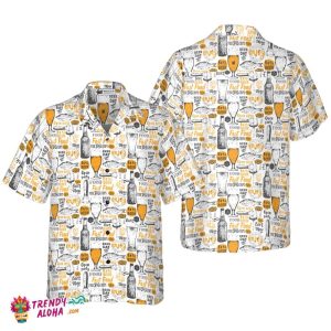 Drink Beer Eat Fish Hawaiian Shirt