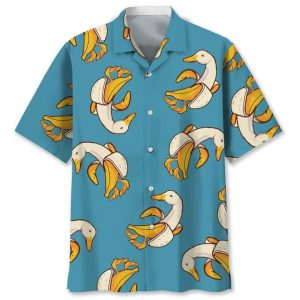Duck Banana Funny Trendy Hawaiian Shirt
