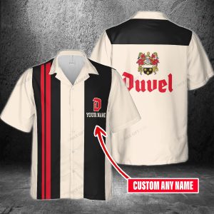 Duvel Beer Custom Named Tropical Hawaiian Shirt