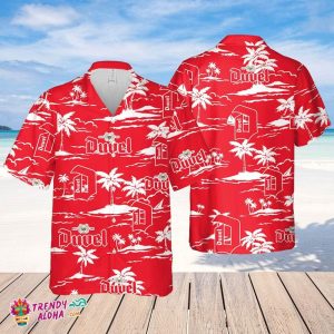 Duvel Beer Hawaiian Beach Pattern Shirt, Hawaii Beer Shirt, Duvel Beer Hawaiian Summer Shirt, Duvel Beer KLA Shirt