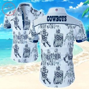 Dynamic Dallas Cowboys Ceedee Displayed on Hawaiian Shirt