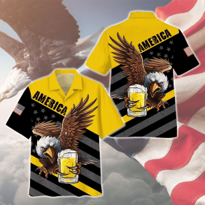 Eagle America Beer Trendy Hawaiian Shirt