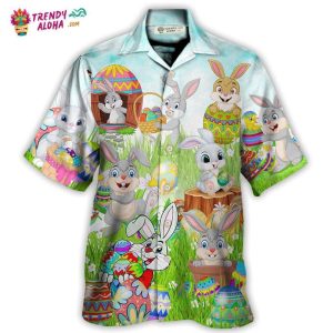 Easter Im So Egg Funny Rabbit Hawaiian Shirt – Trendy KLA