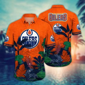 Edmonton Oilers NHL Hawaiian Shirt Fireflies KLA Shirt