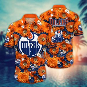 Edmonton Oilers NHL Hawaiian Shirt Trending For This Summer Customize Shirt Any Team