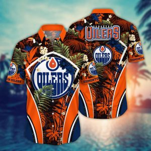Edmonton Oilers NHL Hawaiian Shirt Warm Nights KLA Shirt