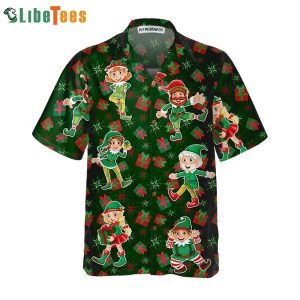 Elf Xmas Party, Mens Christmas Trendy Hawaiian Shirt Perfect Gifts For Your Loved Ones