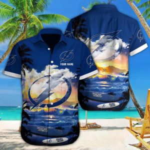 Embrace Tampa Bay Lightning in Hawaiian Custom Shirt