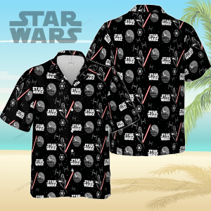 Embrace the Power of Darth Vader on Star Wars 3D Hawaiian Attire