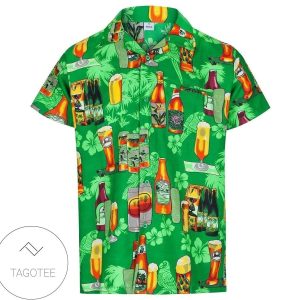 Enjoy Drinking Beer Multi Colors Hawaiian Shirts