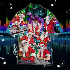 Enjoy Live Dj Music In Christmas Night Party Hawaiian Shirt For