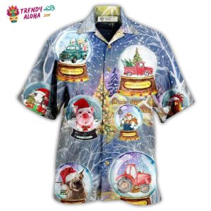 Farm Xmas Funny Global Hawaiian Shirt – Trendy KLA