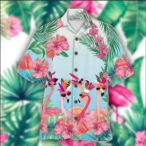 Flamingo KLA Hawaiian Shirts For Men & For Women
