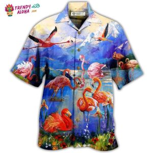 Flamingo Fly To Hawaii Hawaiian Shirt – Trendy KLA