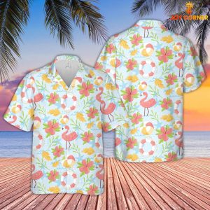 Flamingo Graceful Unique Pattern Hawaiian Shirt 3D Print