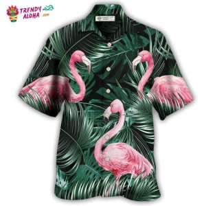 Flamingo Love Life Style Hawaiian Shirt – Trendy KLA