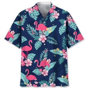 Flamingo Nature Trendy Hawaiian Shirt