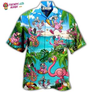 Flamingo Palm Sometimes You Just Need To Chill Hawaiian Shirt – Trendy KLA