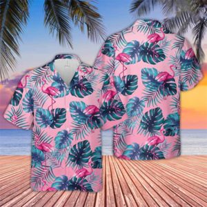 Flamingo Pattern D15 Trendy Hawaiian Shirt
