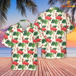Flamingo Pattern Vibrant Hawaiian Shirt Ultimate Beach Attire