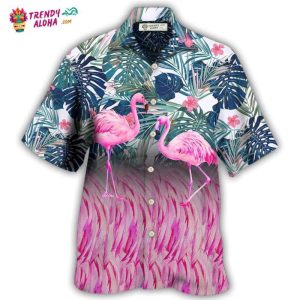 Flamingo Pink Flamingo Lover Hawaiian Shirt – Trendy KLA