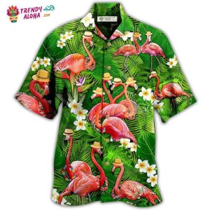 Flamingo Stand Tall And Be Fabulous Hawaiian Shirt – Trendy KLA
