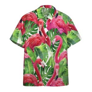 Flamingo Trendy Hawaiian Shirts, Flamingo KLA Shirt, Funny Flamingo Shirt