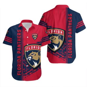 Florida Panthers Hawaiian Shirt Quarter Style – NHL
