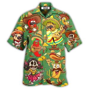 Food Love Mexican Culture Funny Hawaiian Shirt