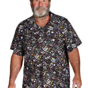 Fun Miscellaneous Mathematics Symbols Print Hawaiian Shirt