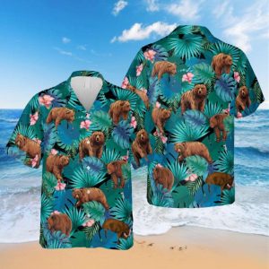 Funny Bear Trendy Hawaiian Shirt, Gift For Him