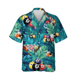 Funny Billards Hawaiian T-Shirt, Birthday Gift For Him