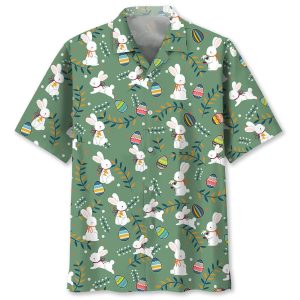 Funny Bunny Easter Trendy Hawaiian Shirt