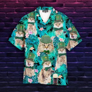 Funny Cat Happy Irish St. Patricks Day Hawaiian Shirt For