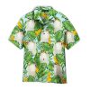 Funny Cat Raising Paw Pineapple Tropical Trendy Hawaiian Shirt For KLA Shirt