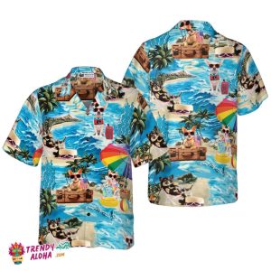 Funny Chihuahua Beach Shirt Hawaiian Shirt