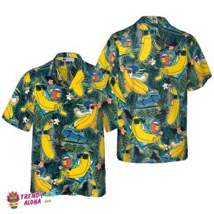 Funny Chill Tropical Banana Hawaiian Shirt