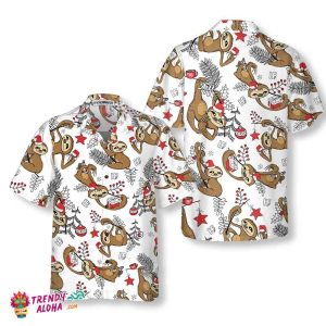 Funny Christmas Slothes Hawaiian Shirt, Funny Christmas Shirt, Best Gift For Christmas