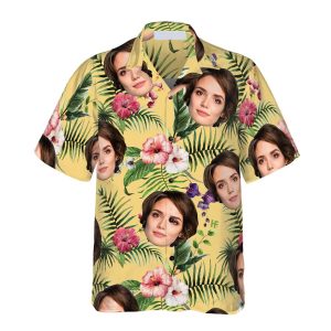 Funny Custom Face 05 Custom Trendy Hawaiian Shirt