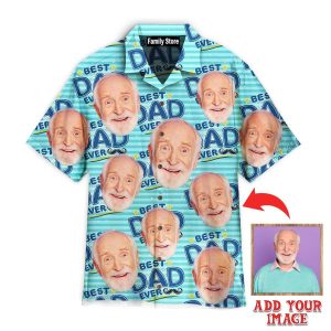 Funny Custom Face Amazing Dad Gift For Best Father Custom Hawaiian Shirt