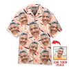 Funny Custom Face Happy Guy Number One Dad Gift For Father Custom Hawaiian Shirt