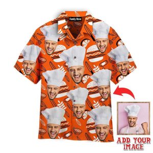Funny Custom Face On Barbecue Party Custom Hawaiian Shirt