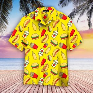 Funny Fast Food Trendy Hawaiian Shirt