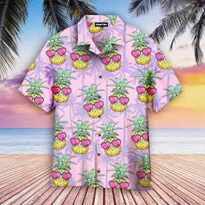 Funny Pineapple Tropical Trendy Hawaiian Shirt