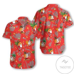Funny Santa Red Design Hawaiian Shirt Unique Edition