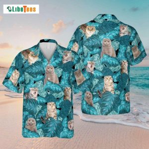 Funny Scottish Fold Cat Hawaiian Shirt Perfect Gifts For Your Loved Ones
