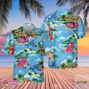 Funny Stitch Hawaii Hot Summer Shirt, Funny Stitch Hawaii Beach Shirt