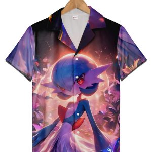 Gardevoir Pokemon Hawaiian Shirt, Fairy humanoid Pokémon