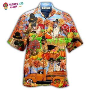 German Shepherd Happy Thanksgiving Hawaiian Shirt – Trendy KLA