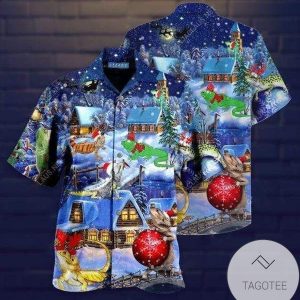 Get Here Hawaiian Shirts Amazing Christmas Lizard